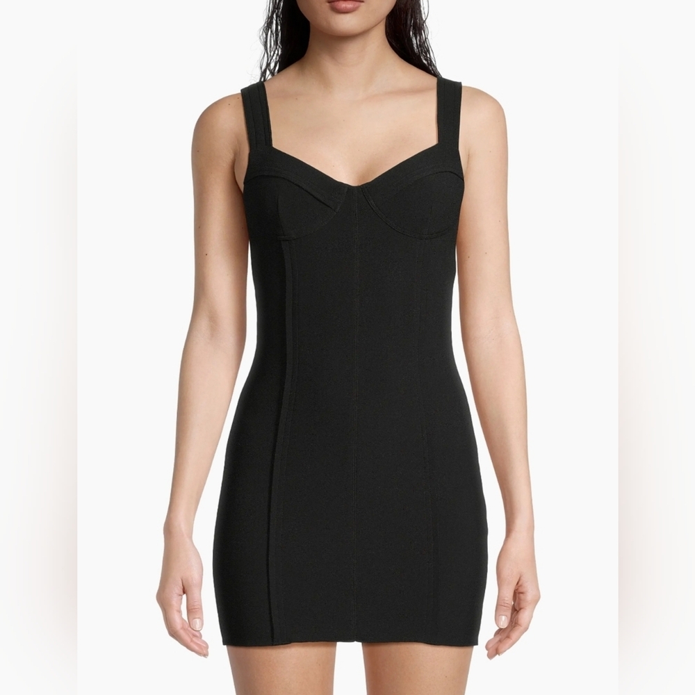 Bec + Bridge Women's 4 Black Sybil Panelled Bustier Minidress